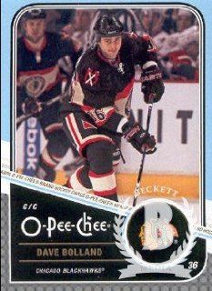 2011 12 Upper Deck O Pee Chee Hockey #263 Dave Bolland Chicago Blackhawks NHL Trading Card: Sports Collectibles