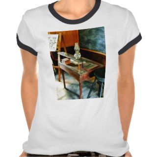 Teacher's Desk with Hurricane Lamp T shirt