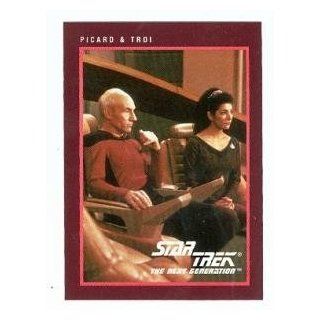 Star Trek The Next Generation card #274 Patrick Stewart Captain Picard and Marina Sirtis Deanna Troi: Marina Sirtis: Entertainment Collectibles