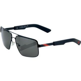 100% Hakan Sunglasses , Primary Color: Black, Distinct Name: Matte Black/Red, Gender: Mens/Unisex 60002 013 01: Automotive