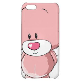 Pink Bear Paired His & Hers  iPhone 5C Cases