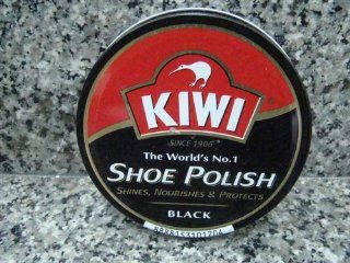 Good Selling Kiwi Shoe/boots Polish Wax Shine Leather Nourishes Protects   Black   100ml: Everything Else