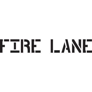 Stencil Ease 4 in. Fire Lane Stencil CC0086U