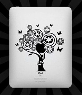 Nine States Matt Black Decal Vinyl Skin Sticker Fits Ipad2/Ipad3/Ipad4 Tree: Cell Phones & Accessories