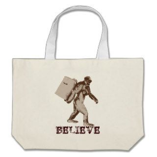 Funny Bigfoot Canvas Bags
