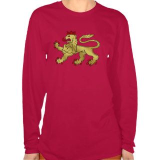 Golden Lion emblem   Lion Shield Shirts