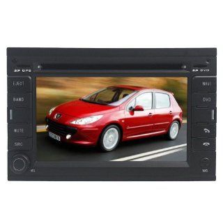 Tyso For Peugeot 307 6.2" CAR DVD Player GPS Navigation Navi iPod Bluetooth TV Radio FM Free Map CD8917 : In Dash Vehicle Gps Units : GPS & Navigation