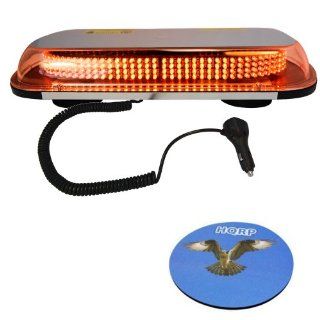 HQRP High Power / High Intensity 336 LED Strobe Amber Emergency Warning Mini Strobe Light Bar with Magnetic Base for Tow / Plow Escort Safety for Truck Car Avto plus HQRP Coaster: Automotive