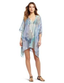 Echo Design Women's Loco Stripe Shorts Caftan, Primary Blue, One Size at  Womens Clothing store