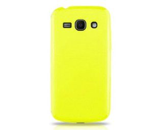 Jelly Series Samsung Galaxy Ace 3 Silicone Case S7272   Yellow: Cell Phones & Accessories