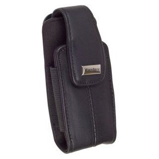Blackberry Pearl 8100 8110 8120 8130 Leather Swivel Holster Case   Dark Brown: Cell Phones & Accessories