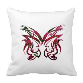 Mask Design 1 bougie butterfly shape Pillows