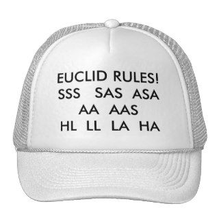 EUCLID RULES!SSS   SAS  ASA   AA  AAS  HL  LL MESH HAT