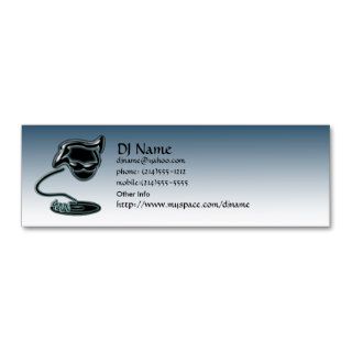 DJ Profile Card Business Card Template
