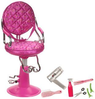 Our Generation Hot Pink Salon Chair For 18" Dolls Toys & Games