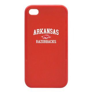 Arkansas Razorbacks Apple iPhone 4 & 4S Silicone TPU Gel Case By Tribeca: Sports & Outdoors
