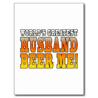 Funny Wedding Anniversary Worlds Greatest Husband Post Card