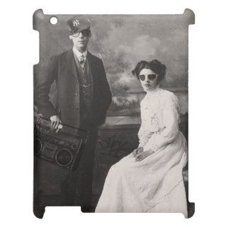 Hipster & swag couple cover for the iPad
