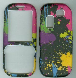 Black Multi Paint T404g Hard Faceplate Cover Phone Case for Samsung Gravity 2 T469 Sgh t404g: Cell Phones & Accessories