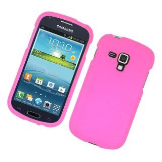SAM Galaxy Amp/I407 Rubber COVER Hot Pink 04: Cell Phones & Accessories