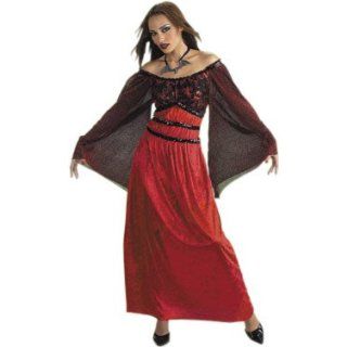 Adult Gothic Vampire Dress Halloween Costume (Size: Standard 8 12): Clothing