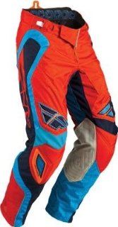 Fly Racing Evolution Rev Pants , Primary Color: Orange, Distinct Name: Neon Orange/Blue, Size: 34, Gender: Mens/Unisex 366 13934: Automotive