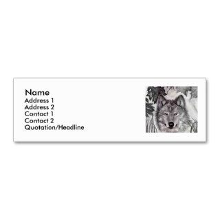 Wolf Pencil drawing Business Card Template