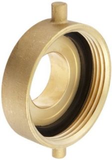 Moon 369 4022521 Brass Fire Hose Adapter, Pin Lug, 4" NH Female x 2 1/2" NH Male: Fire Hose Fittings: Industrial & Scientific