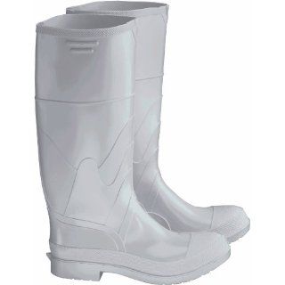 ONGUARD 81012 PVC Men's Steel Toe Knee Boots with Safety Lok Outsole, 16" Height, White, Size 11 Protective Safety Boots