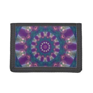 Light Gatherers, Magical Abstract Purple Mandala Wallets