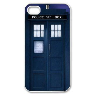 Custom Dr Who Tardis Cover Case for iPhone 4 4S PP 0729: Cell Phones & Accessories