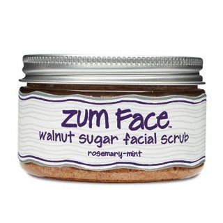 Indigo Wild Zum Face Facial Walnut Sugar Scrub Rosemary Mint : Beauty