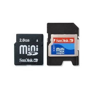 2GB SanDisk MiniSD Mini Secure Digital Memory Card (SDSDM 2048, Bulk): Computers & Accessories