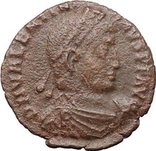 VALENTINIAN I 375AD Ancient Roman Coin ANGEL NIKE VICTORY over death: Everything Else