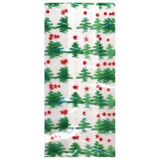 Jillson Roberts Small Christmas Cello Bags, Christmas Tree, 48 Count (XSC424) : Gift Wrap Bags : Office Products