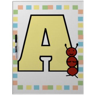 A is for Ant Dry Erase Board