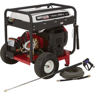 NorthStar Super High Flow Gas Cold Water Pressure Washer   7.0 GPM, 3500 PSI,