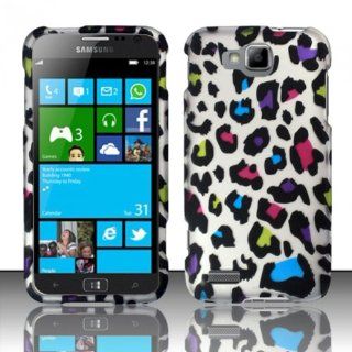 Samsung ATIV S T899m Case (T Mobile) Ravishing Leopard Design Hard Cover Protector with Free Car Charger + Gift Box By Tech Accessories: Cell Phones & Accessories