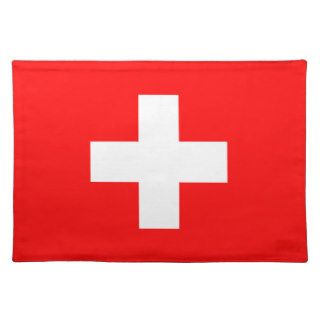 Switzerland   Swiss Flag Placemats