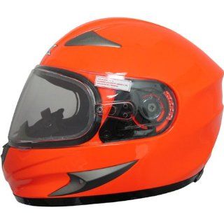 AFX Solid Adult FX 90 Winter Sport Snowmobile Helmet   Safety Orange / Small: Automotive
