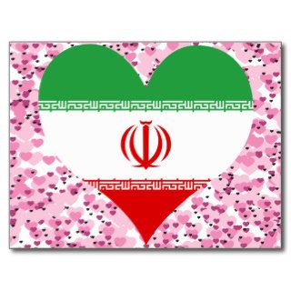 Buy Iran Flag Postcard
