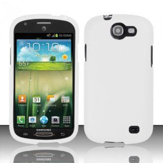 White Hard Cover Case for Samsung Galaxy Express SGH I437 Cell Phones & Accessories