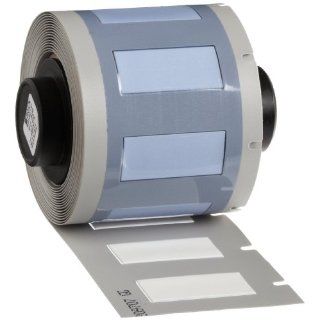 Brady PSPT 250 1 WT TLS 2200 And TLS PC Link PermaSleeve 0.439" Height, 1.015" Width, B 342 Heat Shrink Polyolefin White Color Wire Marker Sleeves (100 Per Roll)