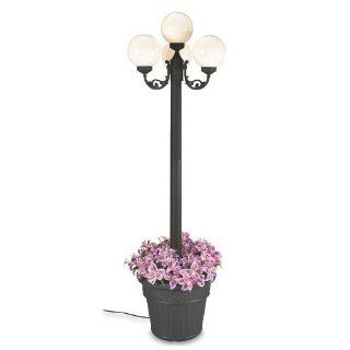 Patio Living Concepts 00390 / 00391 European 4 Light 85" Outdoor Post Lantern with Planter Finish: Black    