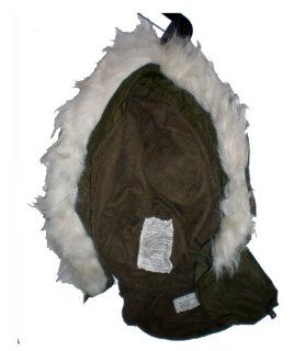 removable Military Parka HOOD Alpha OD M65 ECW OG107 Extreme Cold Weather G.I. Military Hood with Synthetic Fur Ruff Collar: Everything Else