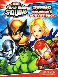 Marvel Super Hero Squad Coloring & Activity Book (Cover Image Varies): Toys & Games