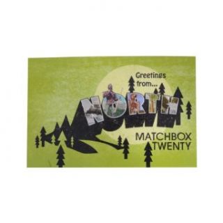 Matchbox 20 NORTH GREEN POSTCARD NA NA: Clothing