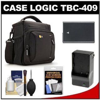 Case Logic TBC 409 Digital SLR Camera Shoulder Case (Black) with EN EL14 Battery & Charger + Accessory Kit for Nikon D3100, D3200, D5100, D5200 : Camera & Photo