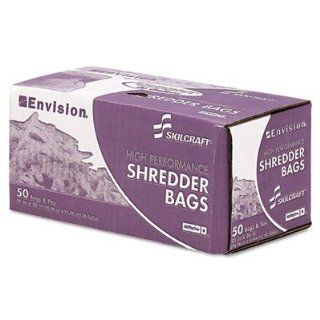 8105013994792 SHREDDER BAGS, HEAVY DUTY, 20 GAL CAPACITY, 50 BAGS/BOX, CLEAR : Paper Shredders : Office Products