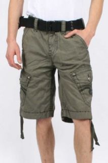 Rock Revival   Mens 12 Cargo Shorts in Olive, Size: 40, Color: Olive" at  Mens Clothing store: